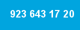923 643 17 20